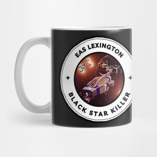 EAS Lexington - Black Star Killer - Black - Sci-Fi - B5 Mug